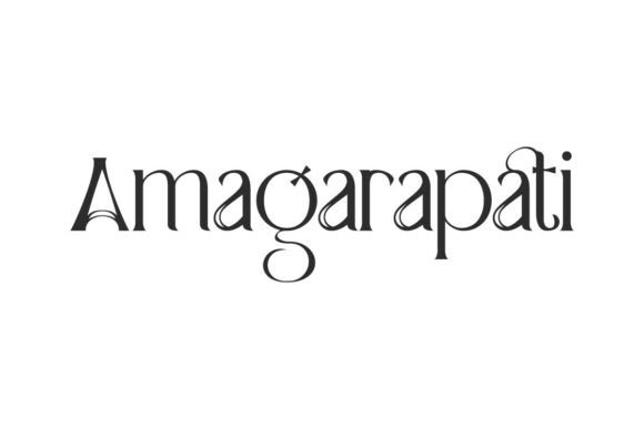 Amagarapati: A Vintage Serif Display Font for Editorial Distinction