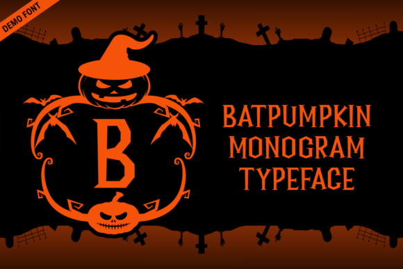Batpumpkin Demo: A Spooky Typeface for Creative Projects