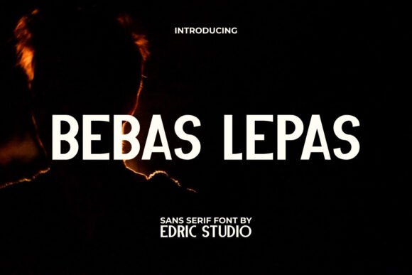 Bebas Lepas Font for Creative Projects