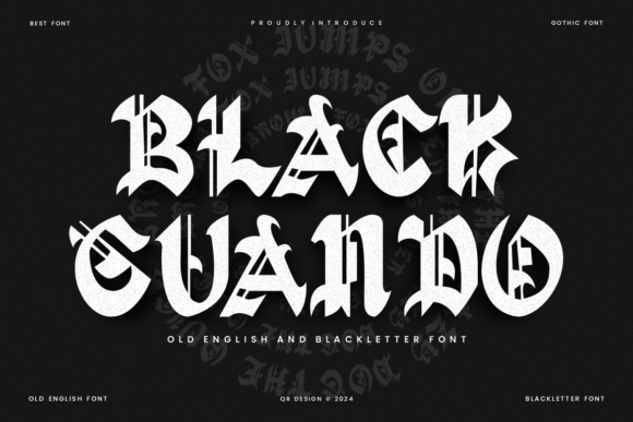 Black Guando Font for Business Branding