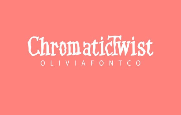 Chromatic Twist: A Bold Serif for Creative Projects
