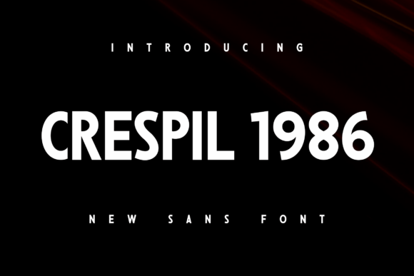 Crespil 1986 Font Review