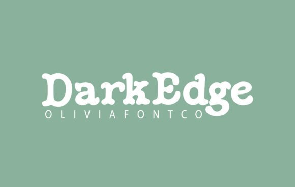 Darkedge: A Bold Serif Font