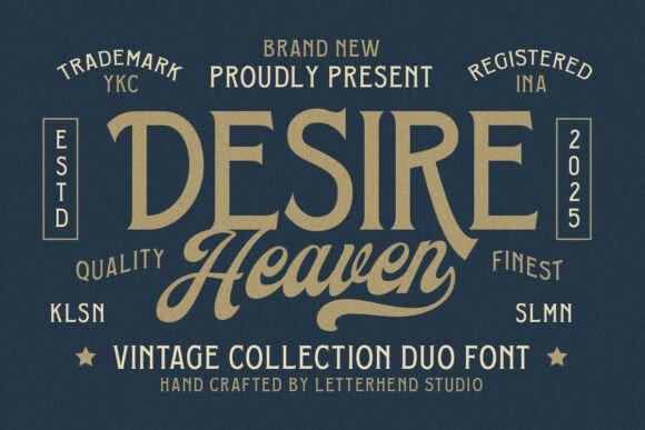 Desire Heaven: A Serif Font for Bold Campaigns