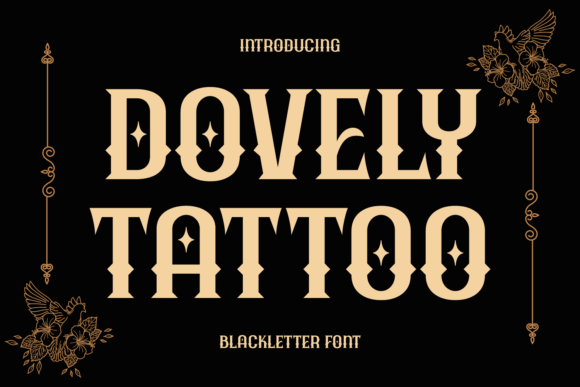 Dovely Tattoo: A Bold Font for Business