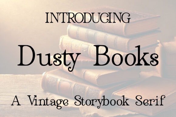Dusty Books Font for Editorial Design