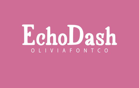 Echodash: A Bold Serif Font for Campaigns