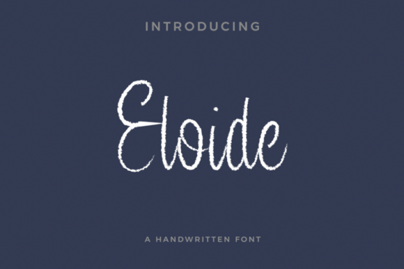 Eloide: A Script Font for Editorial Design