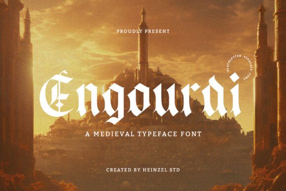 Engourdi: A Bold Blackletter for Designers