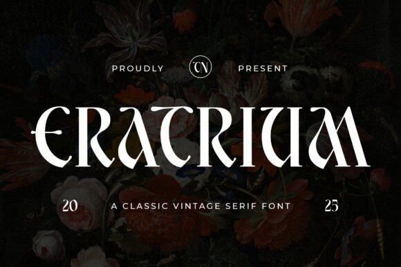 Eratrium: A Vintage Serif Font for Makers