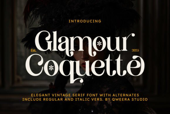 Glamour Coquette Font for Makers
