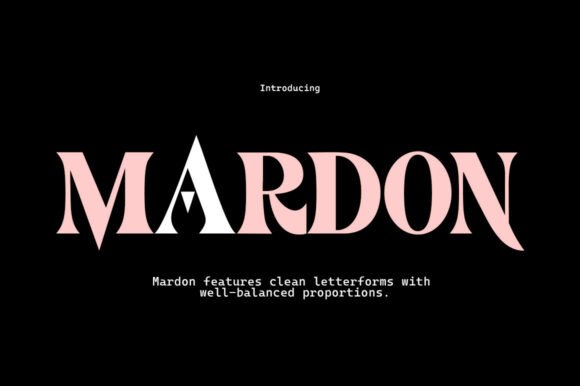 Mardon: A Serif Font for Timeless Campaigns