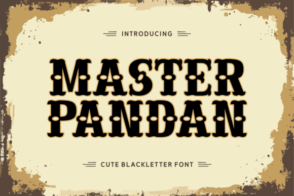 Master Pandan Font for Business
