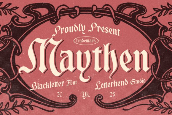 Maythen: A Majestic Blackletter Font