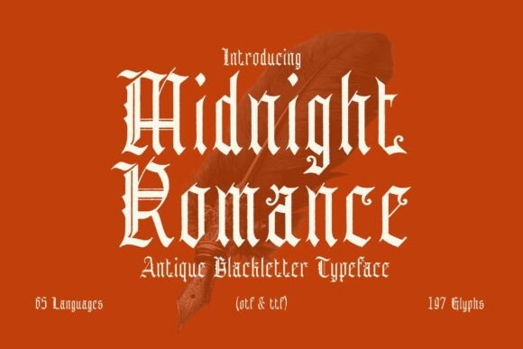 Midnight Romance Copy Font Review