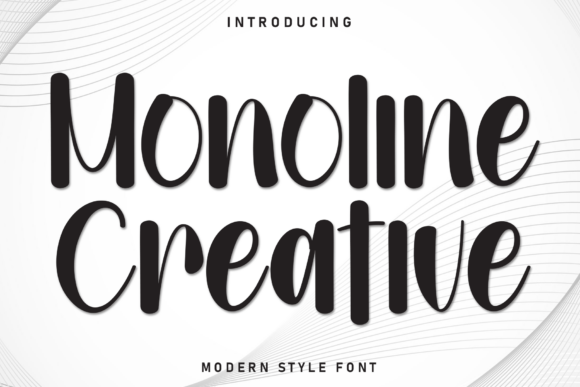 Monoline Creative: A Handwritten Font for Editorial Magic