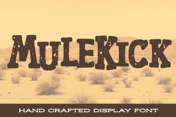 Mulekick: A Bold Slab Serif Font