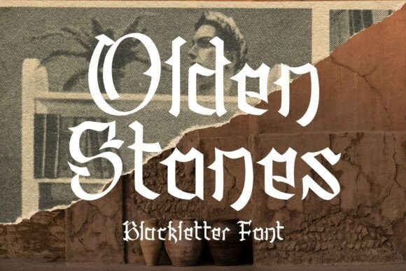Olden Stones Font: Timeless Blackletter for Elegant Design