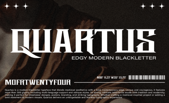 Quartus: A Bold Blackletter for Creative Projects