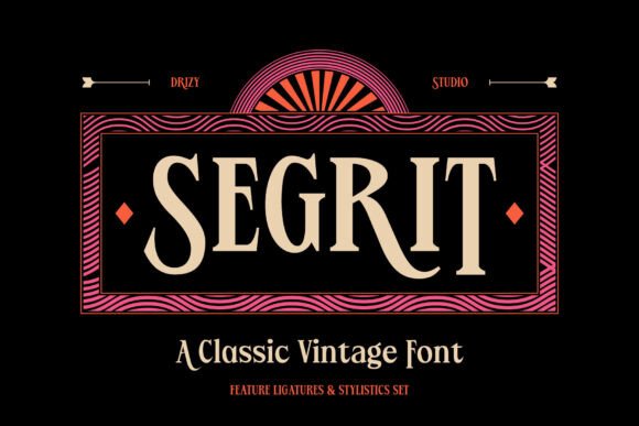 Segrit – Vintage Serif Font