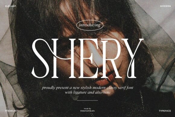 Shery: A Vintage Serif Font for Creative Makers