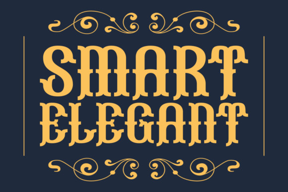 Smart Elegant: A Refined Blackletter Font