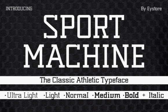Sport Machine: A Vintage Slab Serif That Holds Its Ground