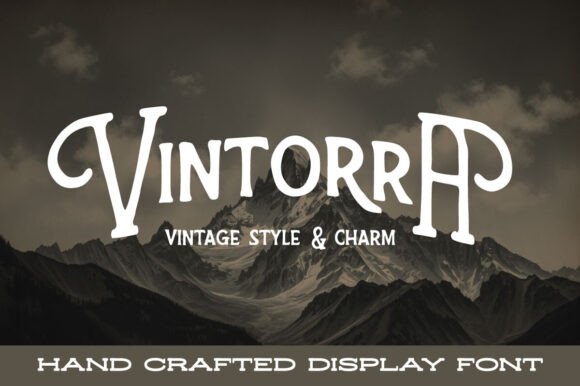 Vintorra: Vintage-Style Font for Crafters