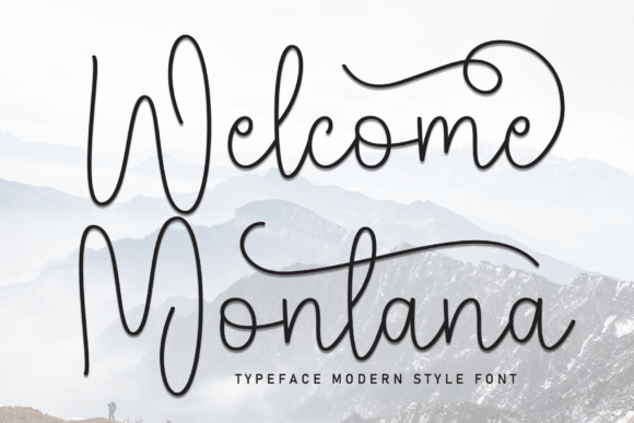 Welcome Montana Font