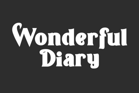 Wonderful Diary: A Serif Font That Elevates Campaign Visuals