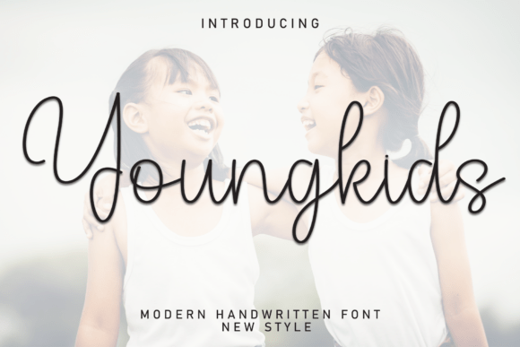 Youngkids: A Stylish Script Font